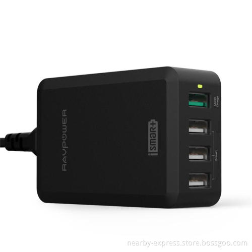 Plastic multiport usb travel charger multiport usb travel charger with high quality